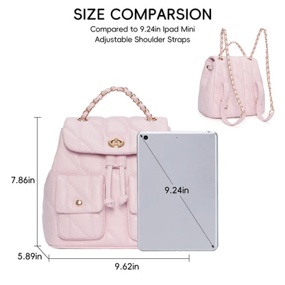 CLUCI Crossbody Bag for Women PU Leather Shoulder Bag, Convertible Small Tabby Backpack Purse for Travel