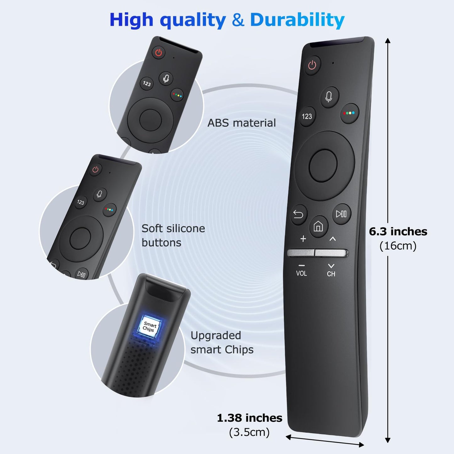 Voice Magic Remote for LG-Smart-TV-Remote Control Replacement, AKB75855501 AN-MR20GA MR19BA MR18BA MR650A with Voice Recognition and Pointer Function