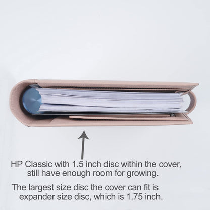 Moterm Leather Cover for HP Classic - with Pen Loop and Card Slots (Pebbled-Taupe)