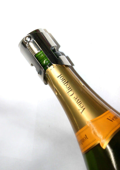 Champagne Sealer Stopper, BGMAX 3 Pack Stainless Steel Sparkling Wine Bottle Plug Sealer Set with a Longer Sealing Plug, Gifts Accessories for Champagne