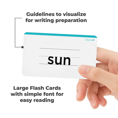 106 Sight Words Flash Cards Pre K for Ages 3-4, Dolch & Fry Sight Word Reading Games, Homeschool Supplies for Preschool with 7 Educational Game Ideas
