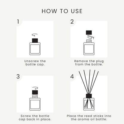 The Magic Scent Mahogany & Teakwood Reed Diffuser for Home - Luxury Scent Diffuser with Premium Fiber Reeds for Lasting Gentle Dispersal - Natural, Toxin-Free Aroma Inspired by Ambercrombie & Fitch