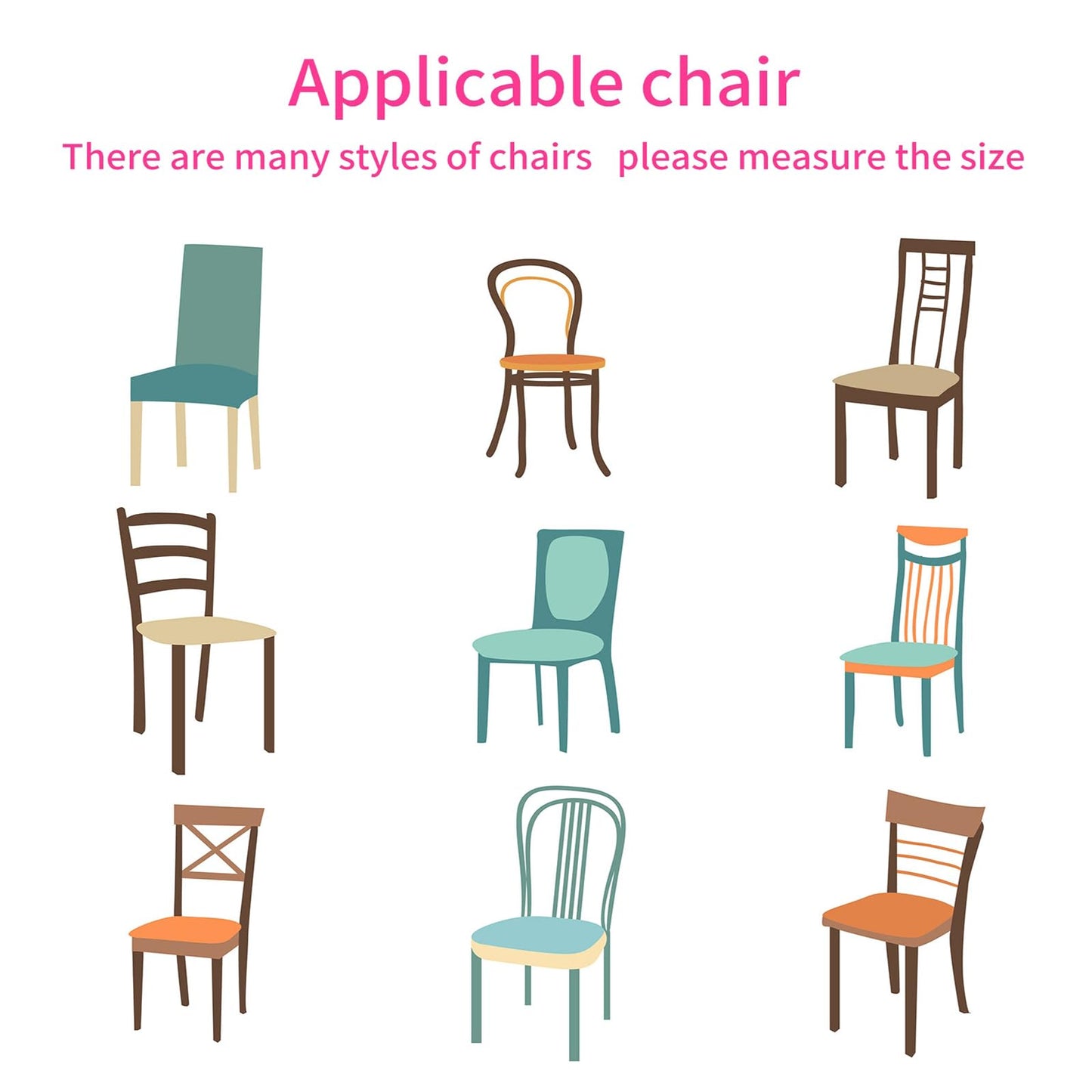 Newwiee 24 Pcs Stretch Chair Sashes Bands Without Buckle Mexican Decorations Elastic Bows for Folding Chair Ties for Wedding Cinco De Mayo Event Fiesta Party Birthday Banquet