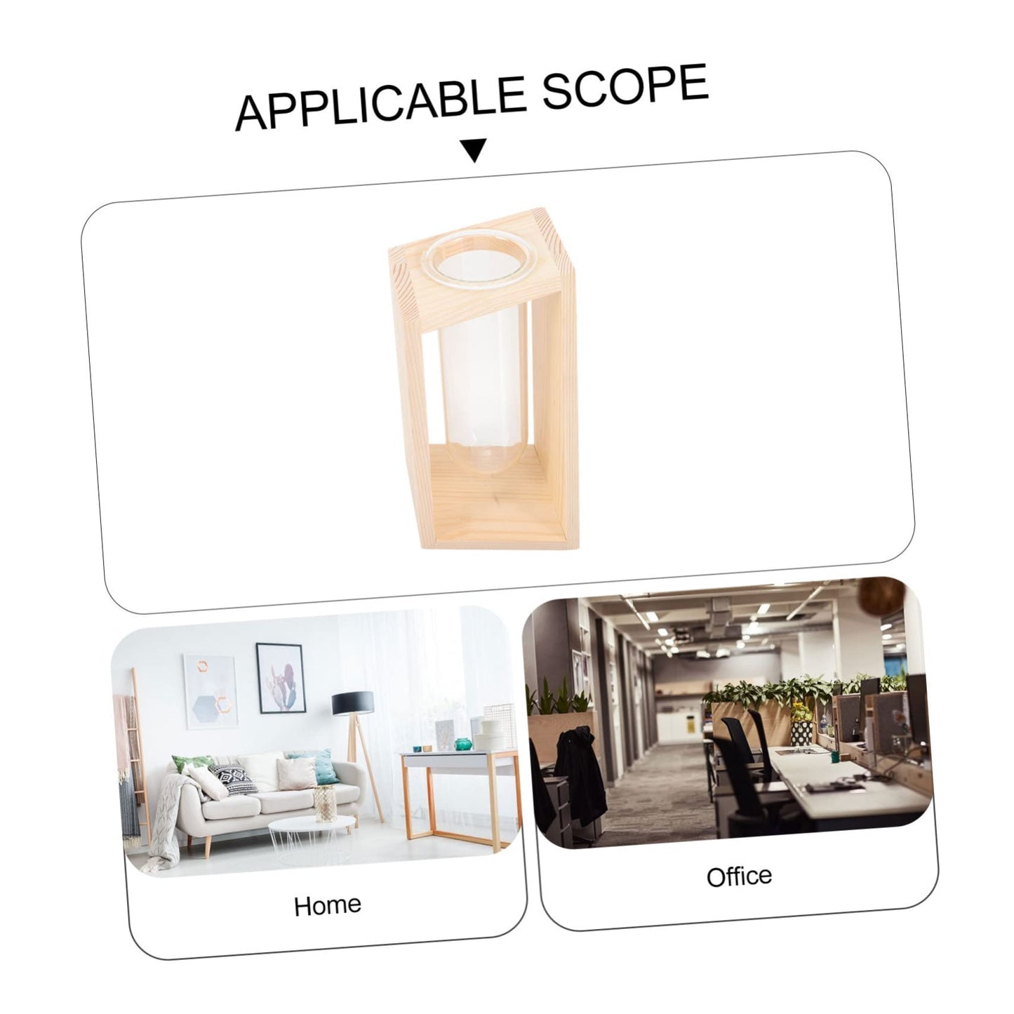 balacoo Test Tube Vase Rack Hydroponic Plant Terrarium for Home Decor Glass Container for Water Plants Creative Nordic Design for Elegant Spaces