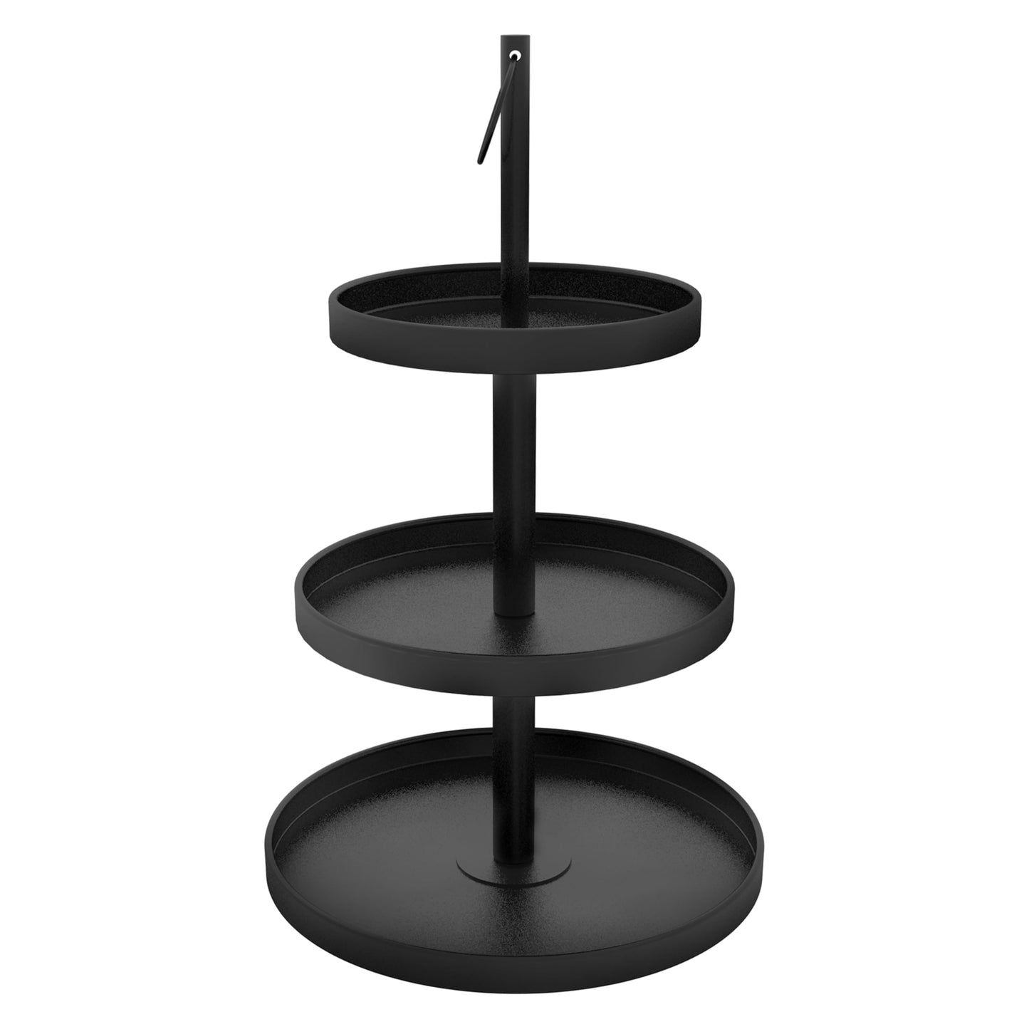 OugeWood Cupcake Stand for 50 Cupcakes,Cupcake Stand Metal 3 Tier Cupcake Tower Black Tiered Tray Stand Cupcake Holder Stand Cake Stand Serving Trays Dessert Stands with Handle for Party