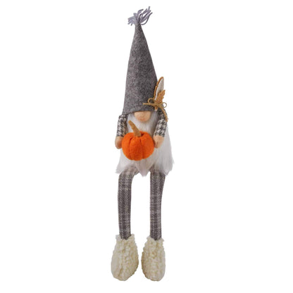 Mud Pie Fall Dangle Gnome (Pilgrim), Brown (42600547G), 9" x 4"