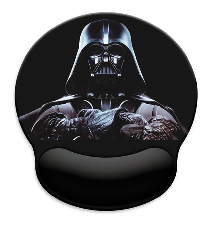 Black Mouse Pad with Wrist Rest,Non-Slip Rubber Base for Comfortable Gaming Mousepad - Ergonomic Mouse Pads with Wrist Support Suitable for Laptop Desktop and Work, Office Desk Accessory