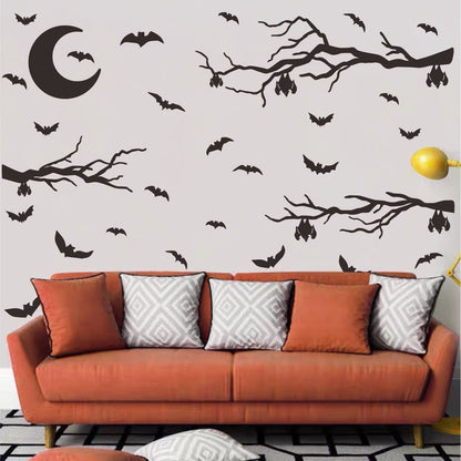 Halloween Bat Wall Decals Halloween Wall Decals Bat Window Decor