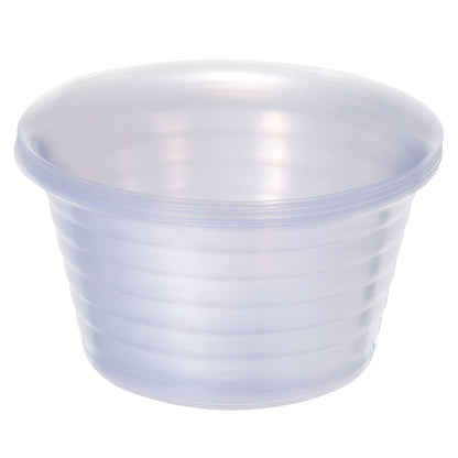 MECCANIXITY Plant Pot Saucer 6 Inch Plastic Round Flower Drip Tray for Indoor Outdoor, Clear Pack of 10