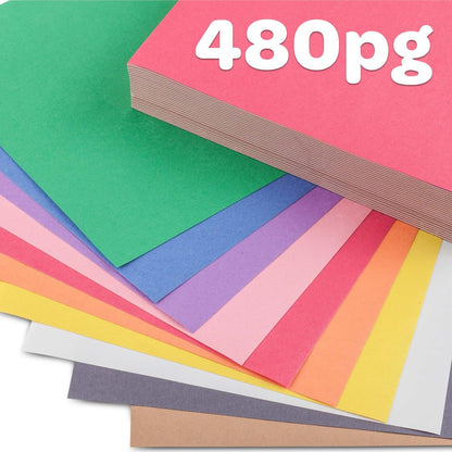 Crayola Construction Paper Bulk Pack (480 Sheets) – 10 Assorted Colors, 9x12, Teacher School Supplies & Classroom Must Haves, Card Making Craft Supplies, Art Paper