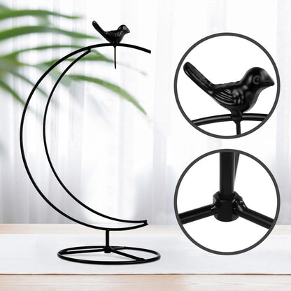 YY YEARCHY Ornament Display Stand Metal Stand Terrarium Air Plant Stand Flower Pot Holder Iron Pothook Stand for Hanging Glass Globe Ball