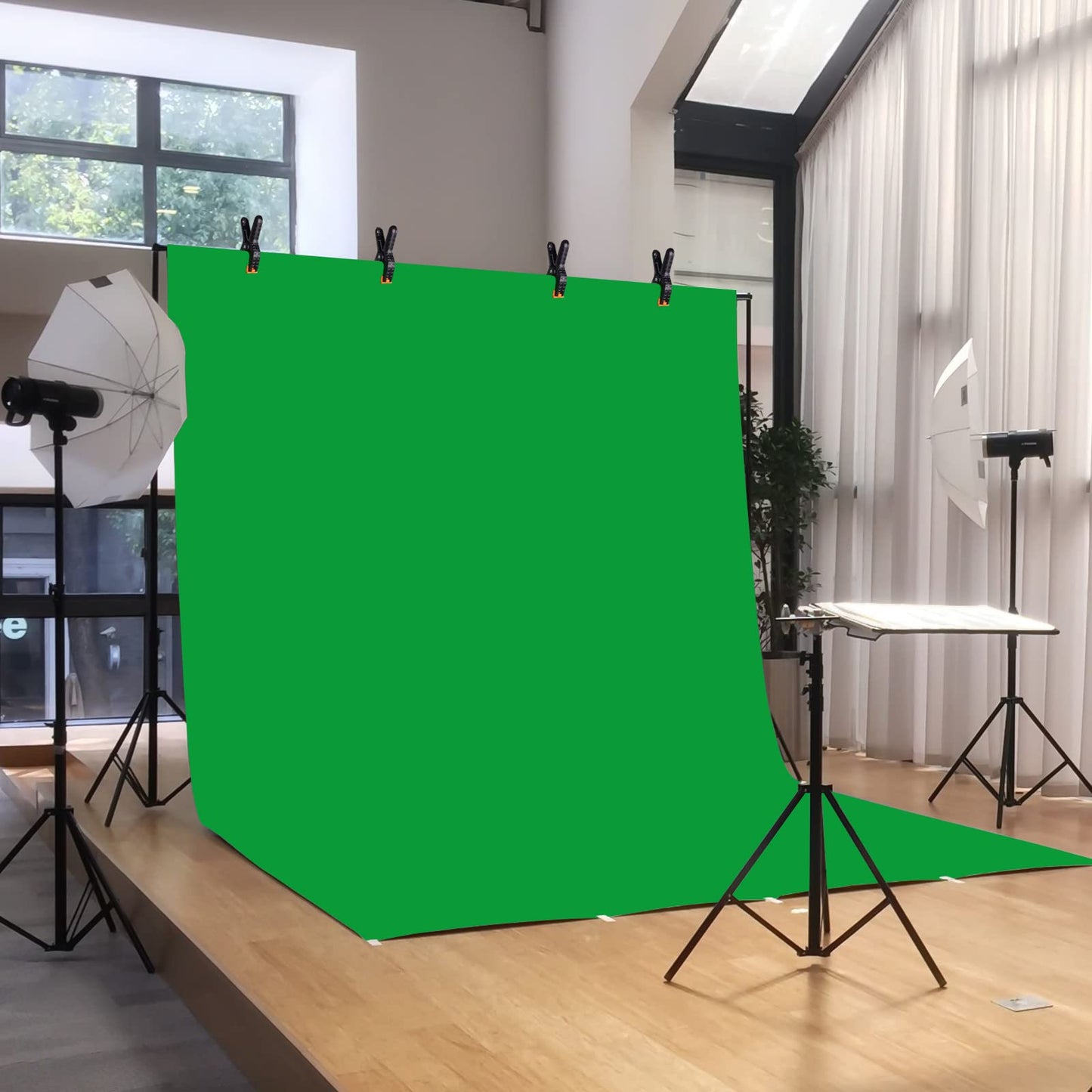 FOTOCREAT Backdrop Stand Kit 8.5x10ft,Adjustable Photo Video Studio Background Stand Backdrop Support System for Wedding Parties,Birthday, Portrait Photography with 4 Clamps and Carrying Bag