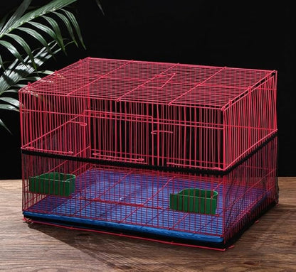 4 Colors Bird Cage Cover Bird Cage Cover Seed Catcher Ventilated Nylon Mesh Birdcage Shell Seed Catcher Large Size Bird Cage Seed Catcher Seeds Guard (#2)