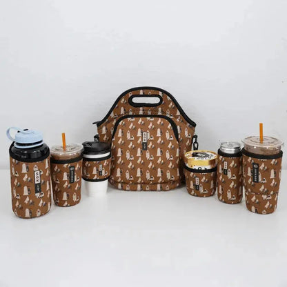 Sok It IceCreamSok Insulated Neoprene Cover (Material Ghoul, Tapered Ice Cream Pints)