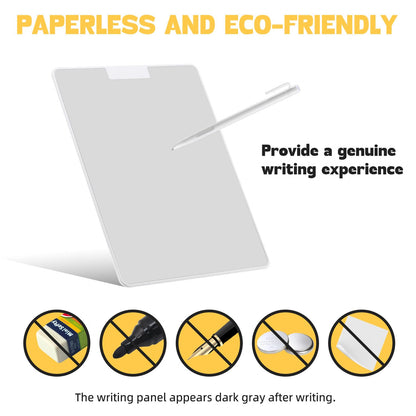 Portable Note Pad with Magnetic Pen & Eraser for Office Desk, Home, & School - Eco-Friendly Paperless Solution for Students Classroom Teacher Supplies