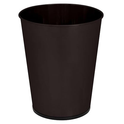 Bath Bliss 5 Liter Small Wastebasket | Round Open Top | Trash Can | Bathroom | Bedroom | Kitchen | Office | Dorm | Disposal Waste Bin | Garbage | Oil Rubbed Bronze