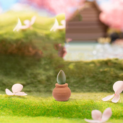 Toddmomy 8Pcs Miniature Clay Succulent Planter Pots Tiny Terracotta Flower Pots for Small Plants Desktop Windowsill Garden