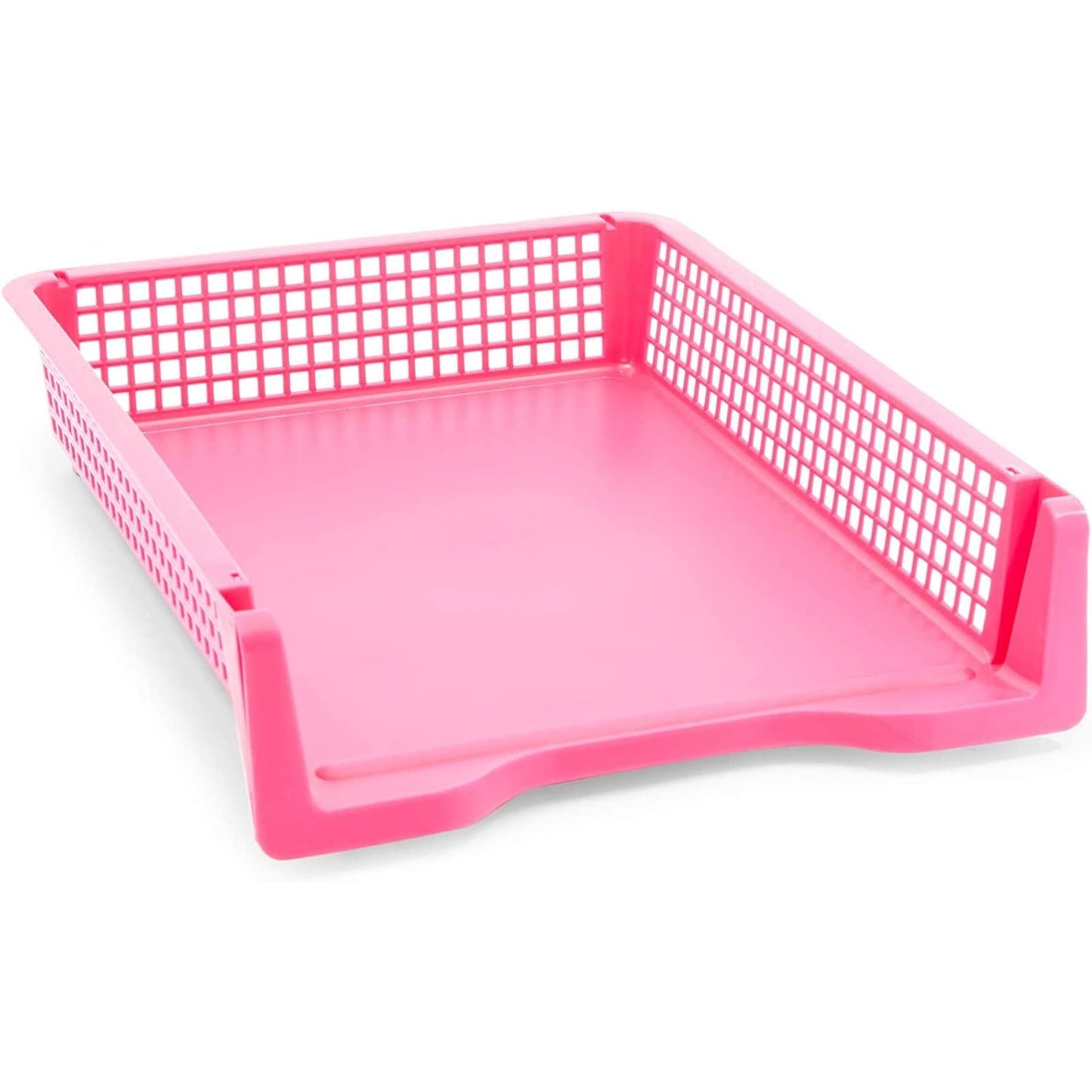 Bright Creations Classroom Turn in Trays - 6-Pack, Letter Size, 12.75 x 9.75 x 2.75 in, Rainbow Plastic - Teacher Supplies & Classroom Must Haves - Stackable Paper Organizer & Homework Trays
