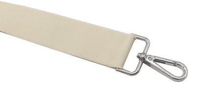 Cedrainy Suspenders for Men 3 Swivel Hooks 1.4 Inch Wide Adjustable Elastic Braces with Heavy Duty Belt Loops (Off-White)
