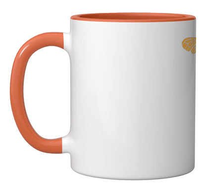 Halloween Bee Bumble Honey Bugs Lazy Easy Costume Ceramic Mug, Orange/White