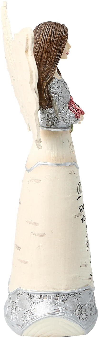 Pavilion Gift Company Elements Daughter Guardian Angel Figurine, 6", Red