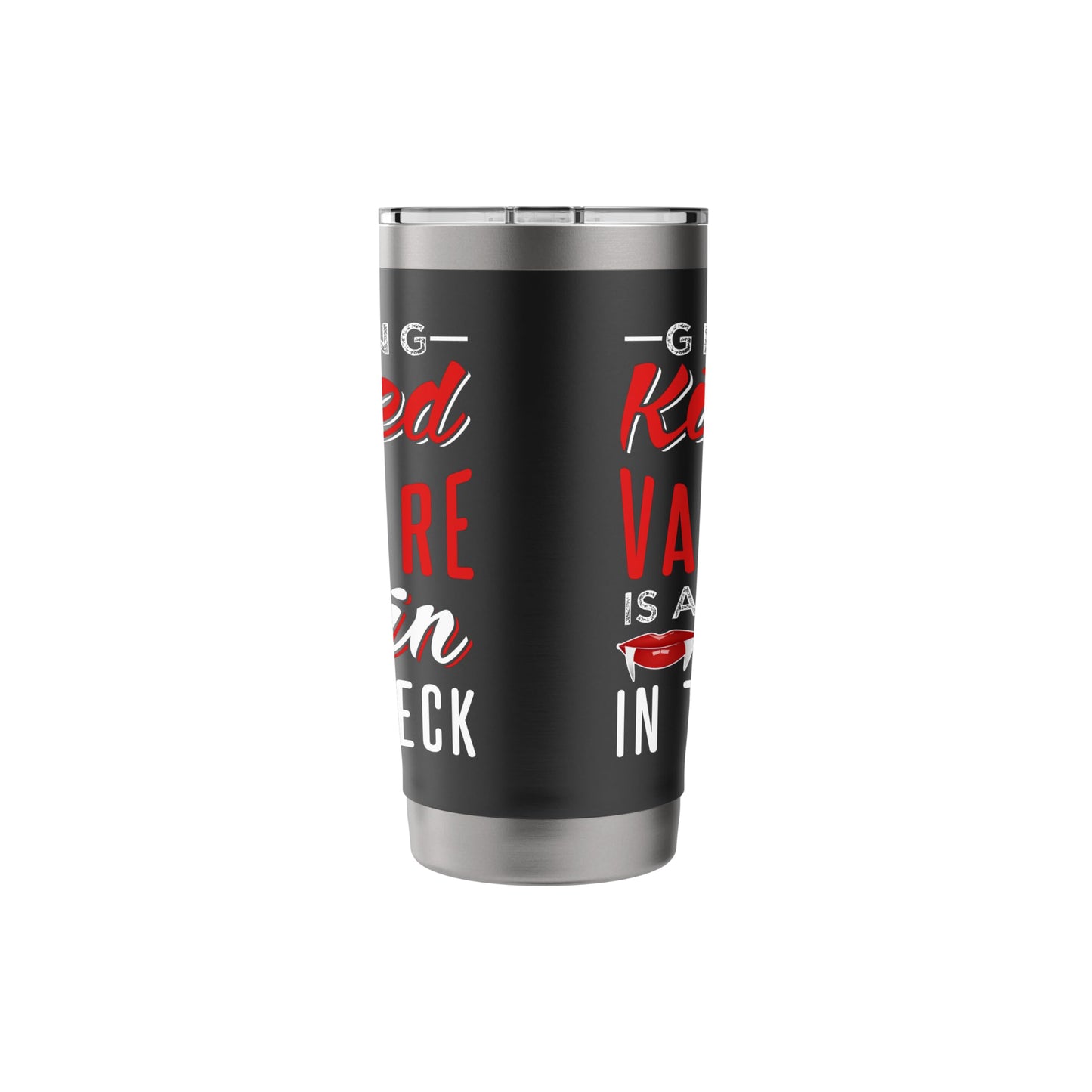 Horror Halloween Vampire Design For Women Stainless Steel Insulated Tumbler