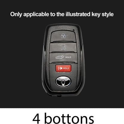 Smyfob for Toyota Key Fob Cover Leather car key case fits 2027 2026 2025 2024 Grand Highlander Camry Crown signia Highlander Venza Land cruiser accessories