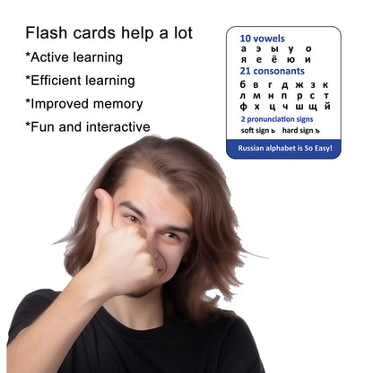 Russian Alphabet Learning Flash Cards | Educational Cyrillic Language Learning |Learning Videos & Pictures for Memory & Sight Words