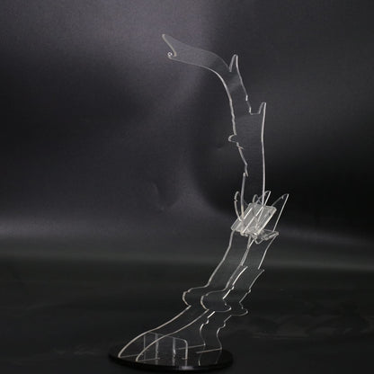 MU 3D Metal Puzzle Magic Fire Phoenix, Birds' Praise to Phoenix Metal Model Kits Building, Lighting Ancient Chinese Palace with Bracket DIY Miniature Building, Birthday Housewasrming Gift Home Decor
