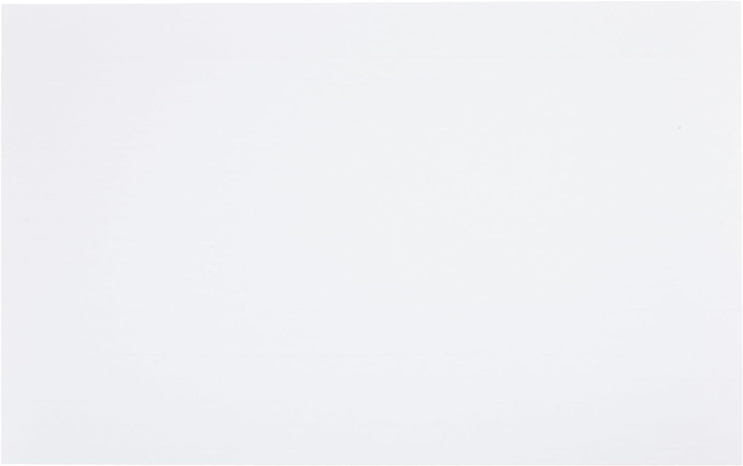 Amazon Basics Ruled Lined Index Note Cards, 500 Count, 5 Pack of 100, White, 5 in x 8 in