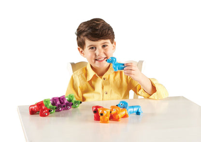 Learning Resources Snap-N-Learn Rhyming Pups Toy - Phonics, Letter Game, Toddler Color Recognition, Montessori Preschool Activities, Matching Set, Fine Motor Skills, Gifts for Boys and Girls
