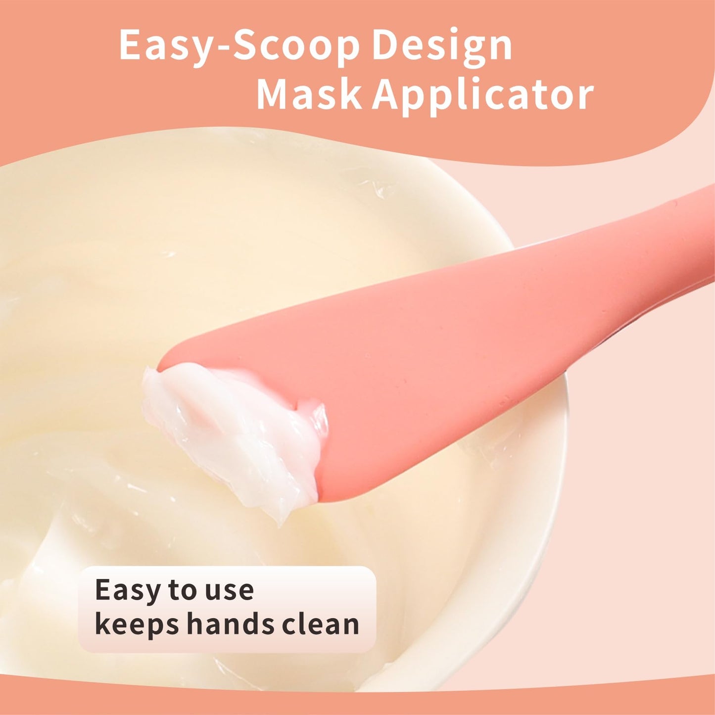 Silicone Face Scrubber, 2 in 1 Face Mask Brush, Pore Brush, Blackhead Remover, Facial Cleansing Brushes, Face Mask Applicator for Mud, Clay(Pink+Purple)