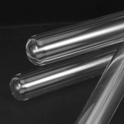 ibasenice Clear Glass Tube Vase: Single Stem Plant Holder - Propagation Tubes for Desk Decor - Transparent Terrarium Planter - Small Hydroponic Vase for Office