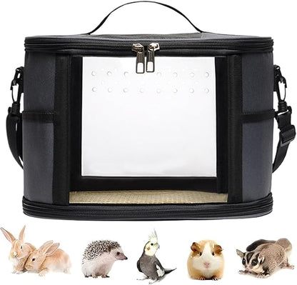 Parrot Travel Bag – Portable Bird Carrier, Small Pet Shoulder Bag, Lightweight Travel Backpack | Comfortable Travels Solution, Easy Carry Bags for Budgies Cockatiel Parrot Hamster