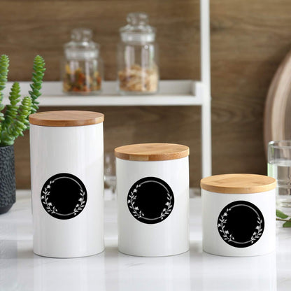 250 Pcs 2 Inch Kitchen Spice Organization Stickers Chalkboard Labels