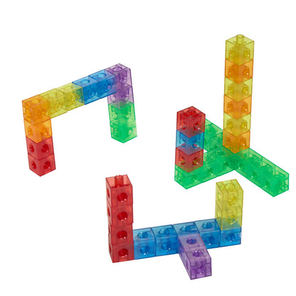 Excellerations Translucent Linking Cubes - 200 Pieces