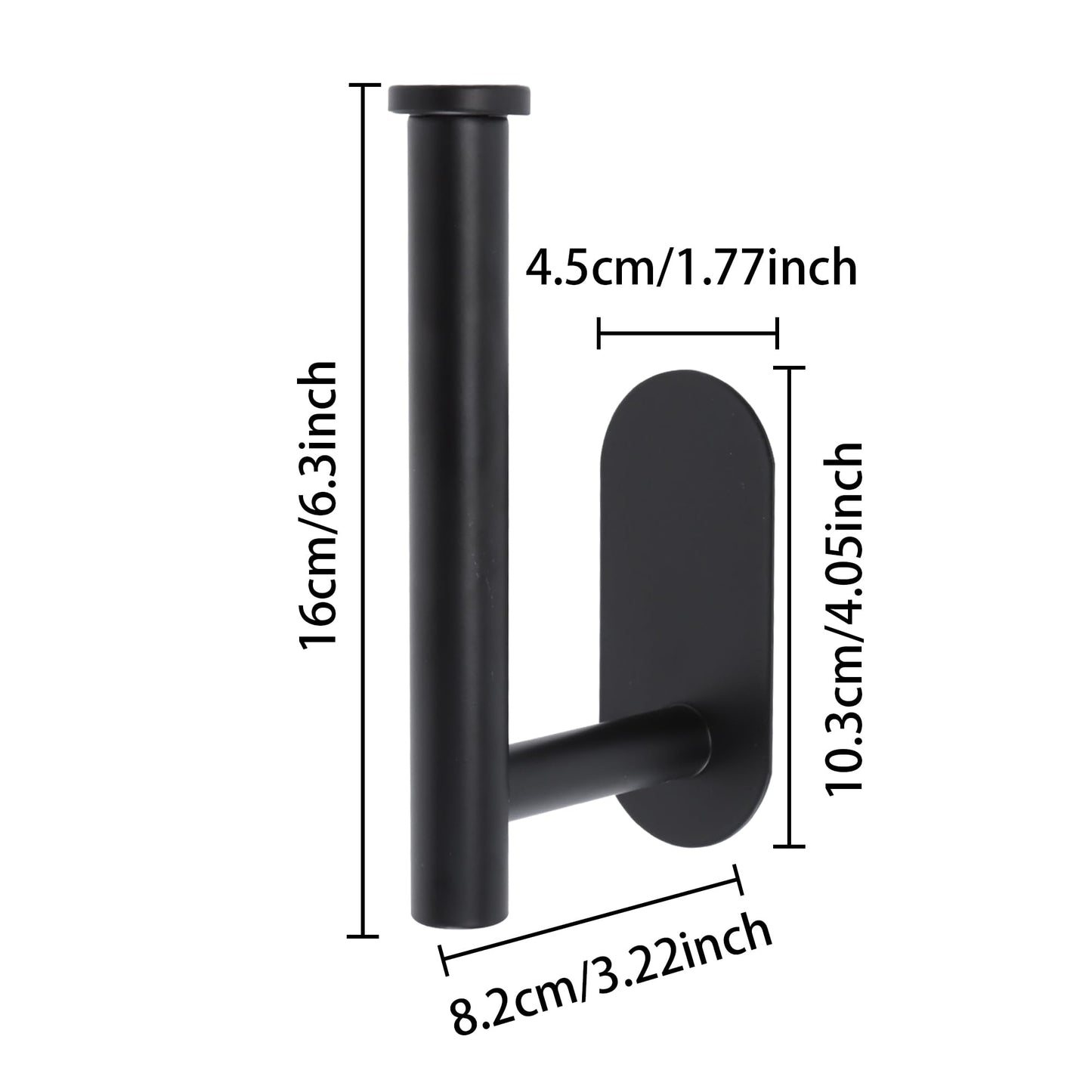 Groleca Adhesive Curtain Holdbacks - 4 Pack No Drill Tie Backs Hooks for Drapes, Damage-Free Wall Mounted Curtain Holders with Strong Adhesive (Black)