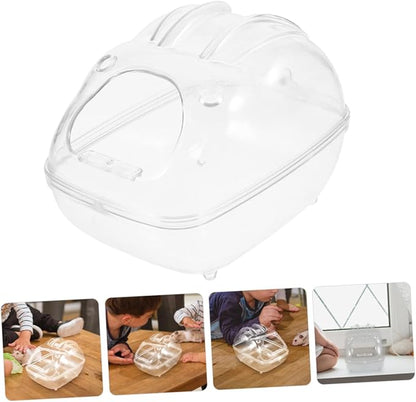 COLLBATH Hamster Bathroom Chinchilla Dust Bath Gerbil Bath Tub Compact Easy Maintenance