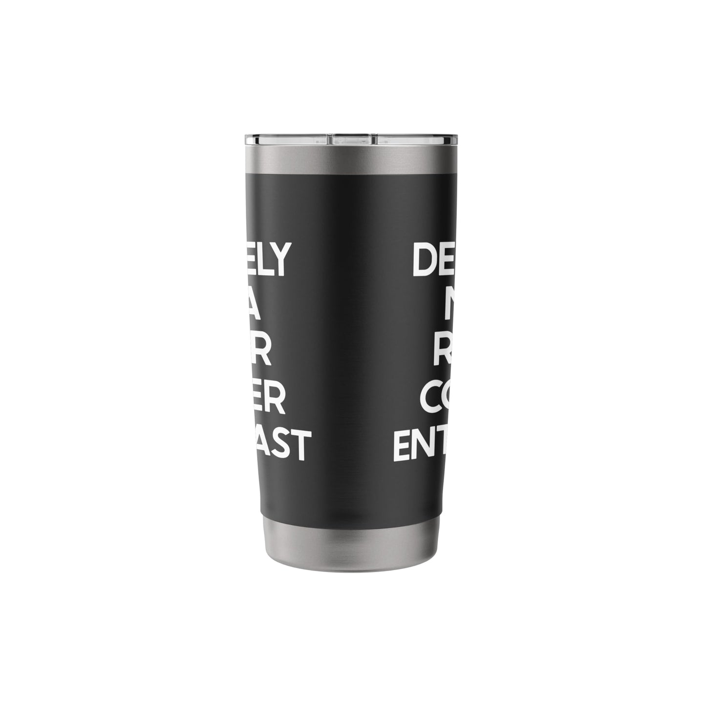 Roller Coaster Enthusiast Saying Tshirt Funny Ironic Humor Stainless Steel Insulated Tumbler