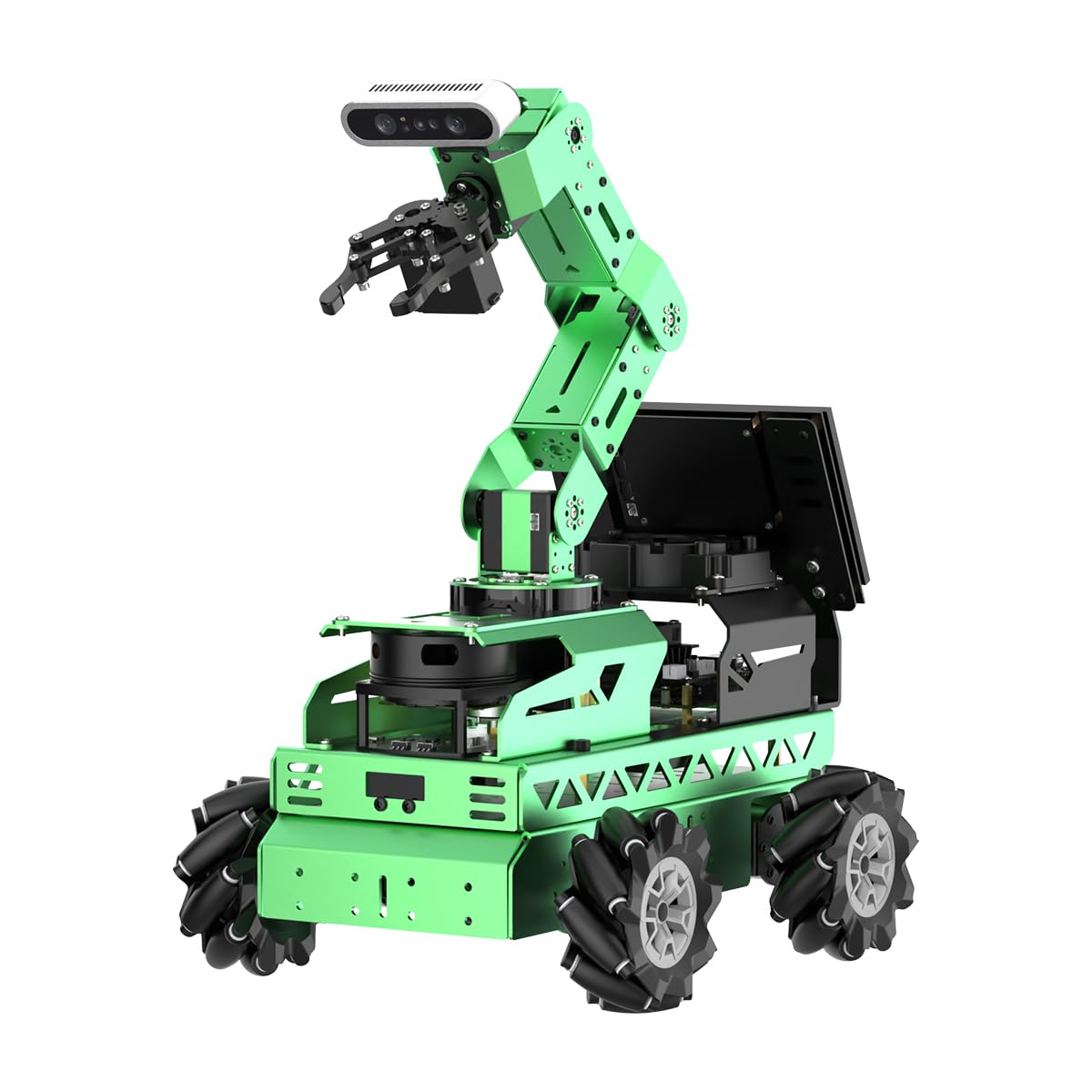 HIWONDER Robot Car with ChatGPT Large AI Model ROS2 ROS1 Education Lidar SLAM Mapping Navigation AI Vision 6DOF Robotic Arm Voice Control Smart Sorting, JetRover Standard Kit & Jetson Orin Nano 8GB