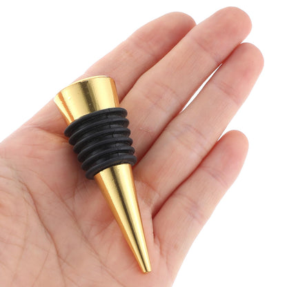 24 Pcs Gold Wine Bottle Stopper Set, Resin Wine Bottle Stoppers Molds Set Accessories, Stopper for Silicone Molds Epoxy Resin Alloy