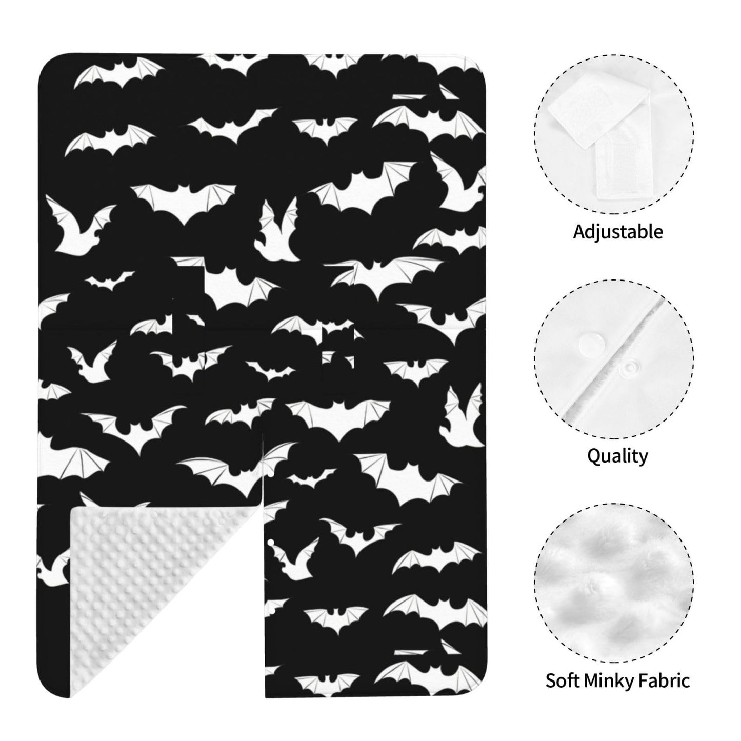 Halloween Bat Car Seat Cover Baby Fashion Carseat Cover for Winter Nursing Cover Newborn Shower Gift