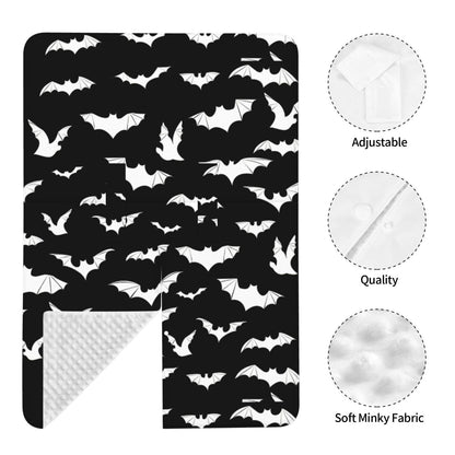Halloween Bat Car Seat Cover Baby Fashion Carseat Cover for Winter Nursing Cover Newborn Shower Gift