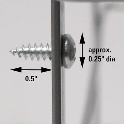Household Essentials 1225-1 Mounted Paper Towel Holder | Mounts to Solid Cabinet Doors or Walls, Nickel