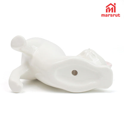 Cute Cat Planter Pot Indoor Flower Vase, Kitty Sloth Plant Holder Butt Shaped, Unique Tailless Succulent Ceramic Animal Display, Ceramic Bonsai Gift, Lovely Office Desk Living Room Home Outdoor Decor