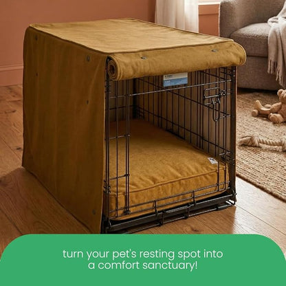 Molly Mutt Fast Car Dog Crate Cover, GOTS-Certified 100% Organic Cotton Canvas Cover for Dog or Puppy Kennel and Cage, Washable, Free of Harmful Chemicals, XXX-Large, Fits 54"x37"x45" Crate