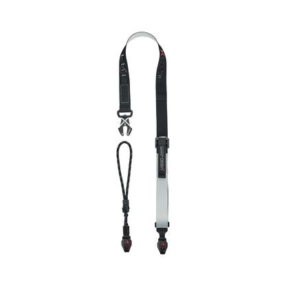 VSGO Black Snipe Urban Camera Strap – Quick Release, Anti-Twist, Comfortable Nylon Sling, Fits DSLR, Mirrorless, Phone & Action Camera, Gray&Black