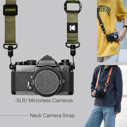 KODAK Multi-Purpose Camera Strap (Burgundy) - Quick-Detach System, Lightweight, Durable Metal Swivels, Multiple Usages, SLR Cameras, Compact Cameras, Smart Phones