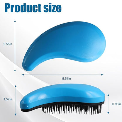Puppy Brush for Small Dogs Portable,Dog Brush for Small Dogs Gentle, Reduces Shedding & Tangles,For Cavapoo, Yorkies, Pomeranians, Shih Tzu, Bichon Frise,Blue
