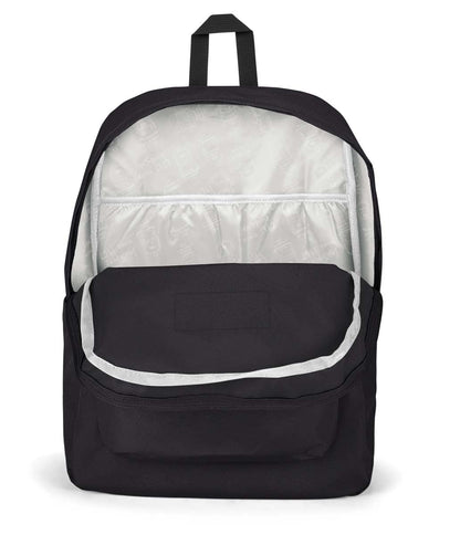 JanSport SuperBreak Plus Backpack with Padded 15-inch Laptop Sleeve and Integrated Bottle Pocket - Spacious and Durable Daypack for Work and Travel - Black